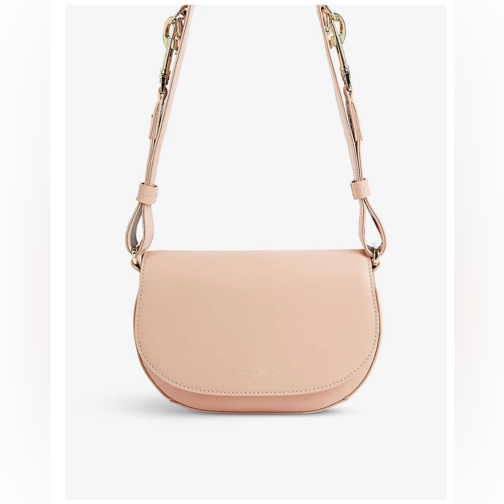 TED BAKER Equenia Sleek Equestrian Mini Crossbody Bag Pink